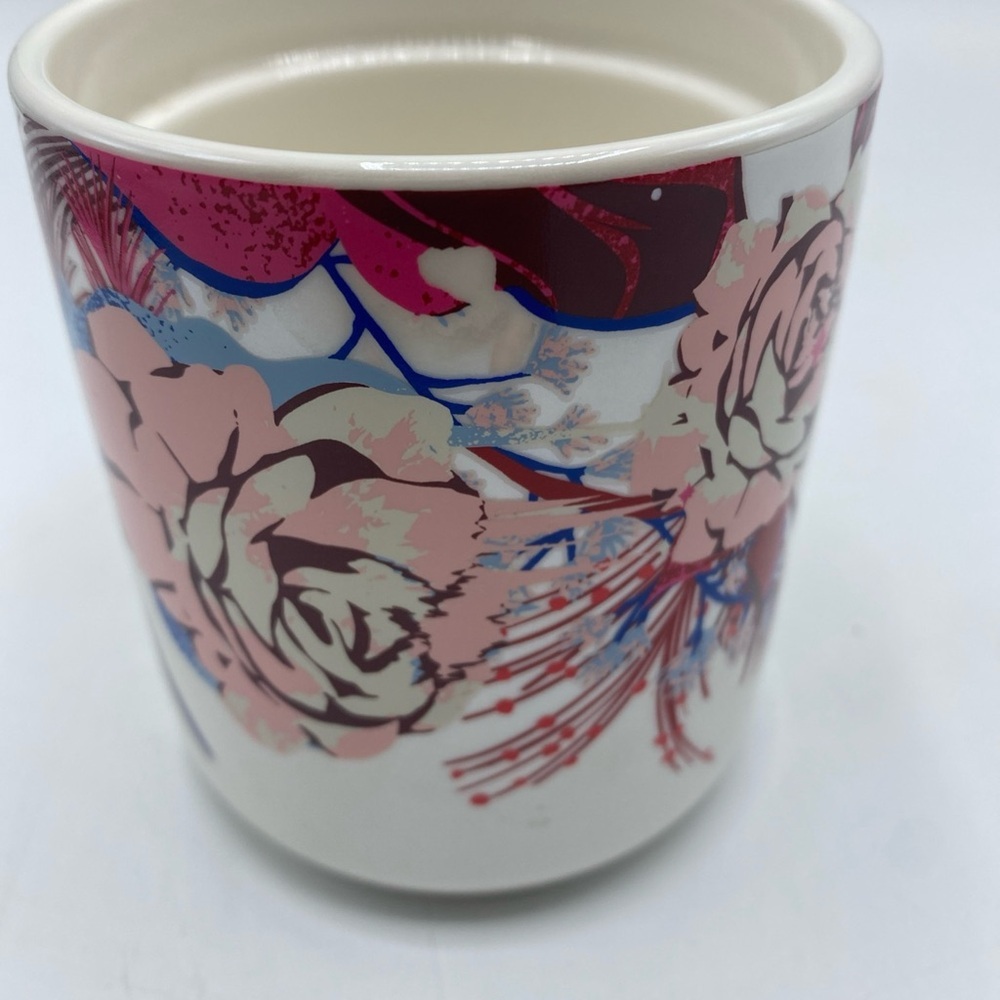 Starbucks Holiday 2023 Ceramic Double Walled Roses & Pinecones Tumbler No Lid 8o - Picture 3 of 7
